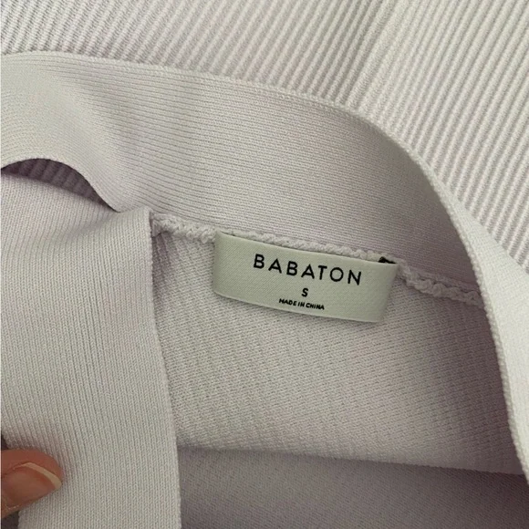 Babaton Sculpt Knit Criss-Cross Tank in Lilac - Picture 7 of 7